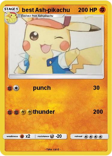 Pokemon best Ash-pikachu