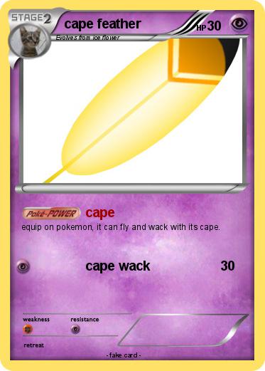 Pokemon cape feather
