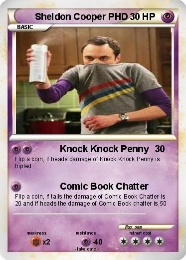 Pokemon Sheldon Cooper PHD