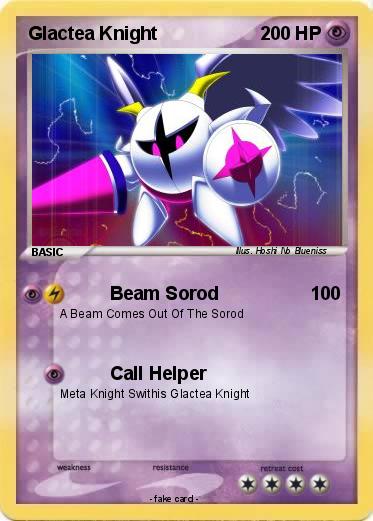 Pokemon Glactea Knight