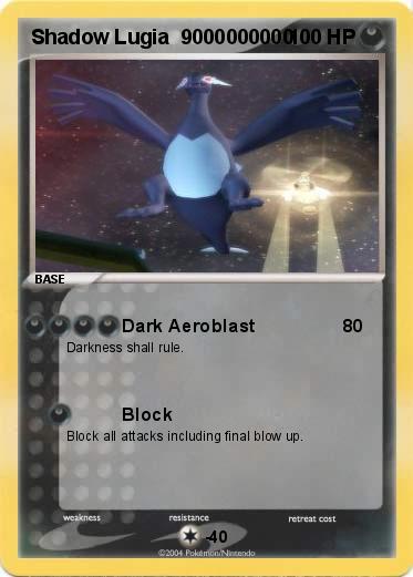 Pokemon Shadow Lugia  9000000000