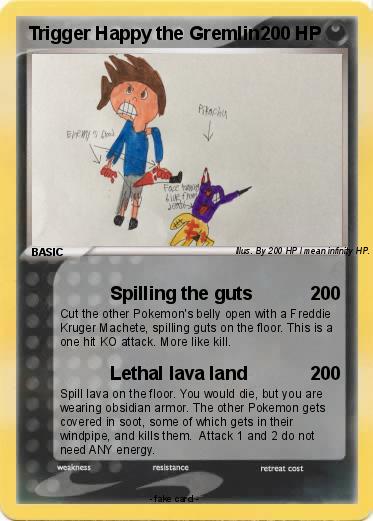 Pokemon Trigger Happy the Gremlin