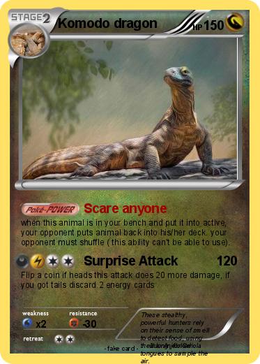 Pokemon Komodo dragon