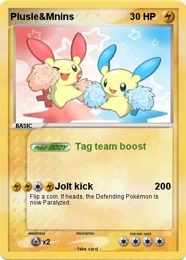 Pokemon Plusle&Mnins