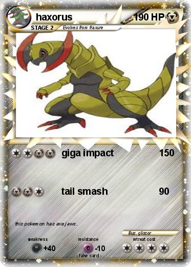 Pokemon haxorus
