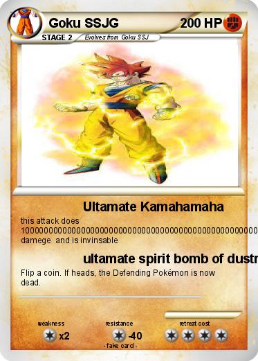 Pokemon Goku SSJG