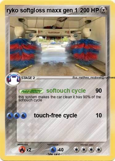 Pokemon ryko softgloss maxx gen 1