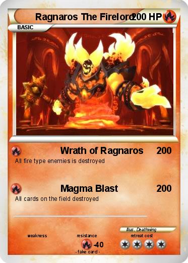 Pokemon Ragnaros The Firelord