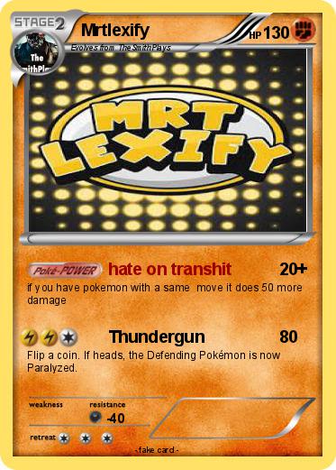 Pokemon Mrtlexify