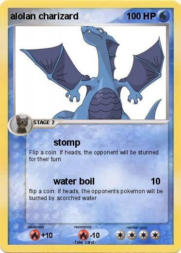 Pokemon alolan charizard