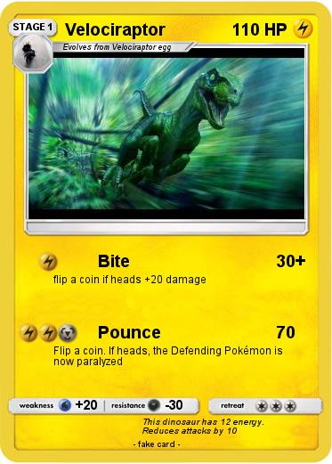 Pokemon Velociraptor