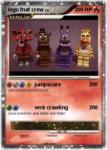Pokemon lego fnaf crew