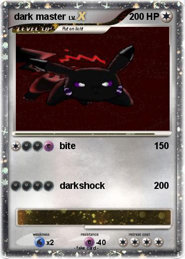 Pokemon dark master