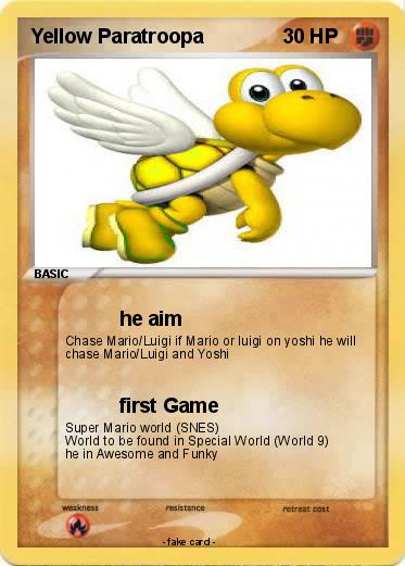 Pokemon Yellow Paratroopa