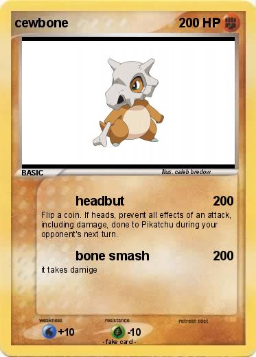 Pokemon cewbone