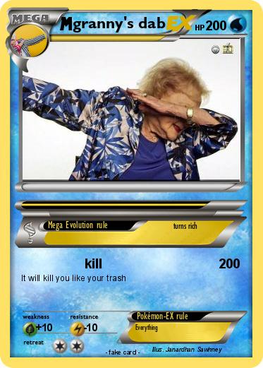 Pokemon granny's dab