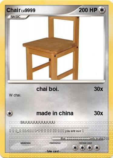 Pokemon Chair