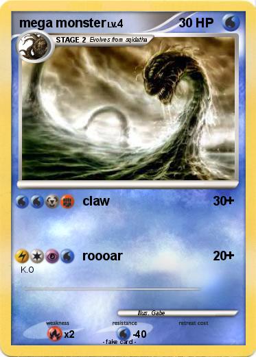 Pokemon mega monster