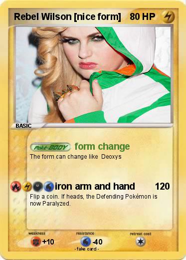 Pokemon Rebel Wilson [nice form]