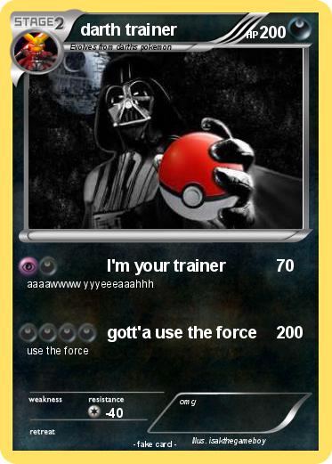 Pokemon darth trainer