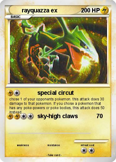 Pokemon rayquazza ex