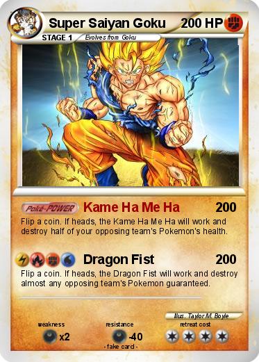 Pokemon Super Saiyan Goku