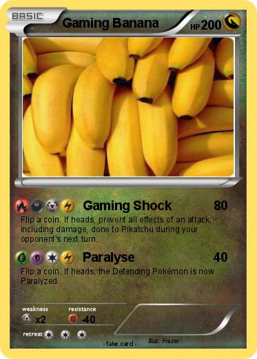 Pokemon Gaming Banana