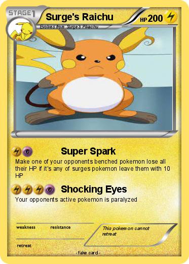 Pokemon Surge's Raichu