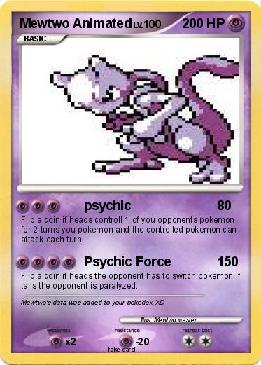 Pokemon Mewtwo Animated