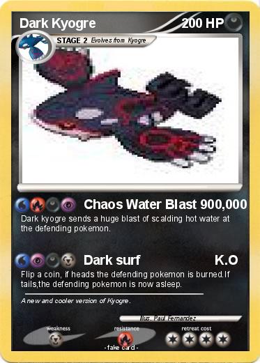 Pokemon Dark Kyogre