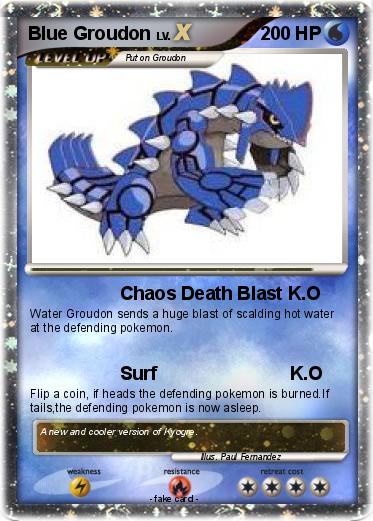 Pokemon Blue Groudon