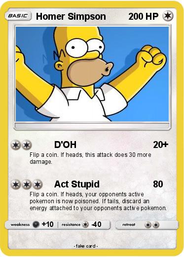 Pokemon Homer Simpson