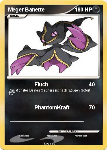 Pokemon Meger Banette