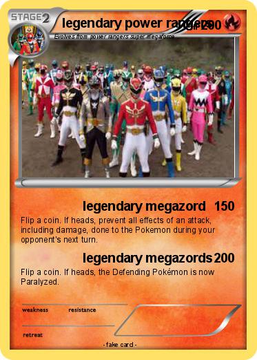 Pokemon legendary power rangers