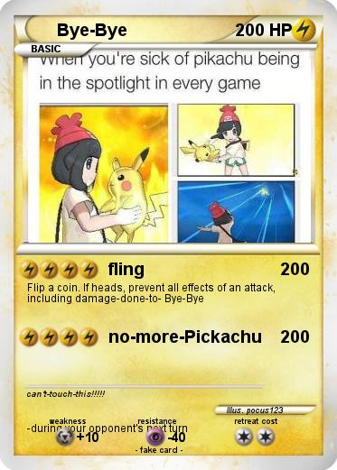 Pokemon Bye-Bye Pokemon Bye-Bye