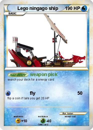 Pokemon Lego ningago ship
