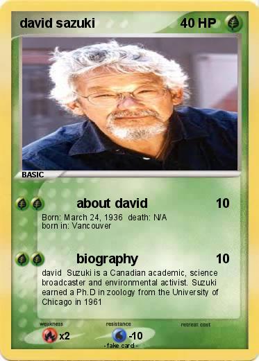 Pokemon david sazuki