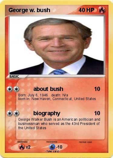 Pokemon George w. bush
