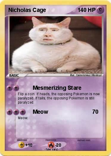 Pokemon Nicholas Cage