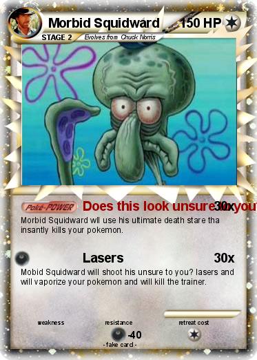 Pokemon Morbid Squidward