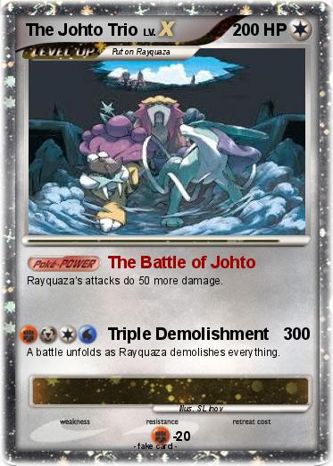 Pokemon The Johto Trio