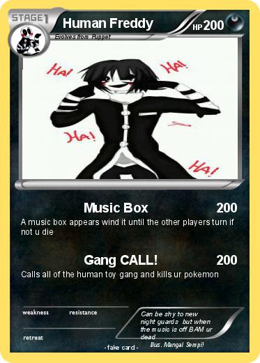 Pokemon Human Freddy