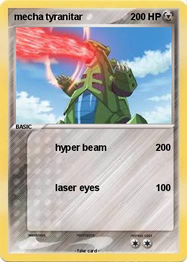 Pokemon mecha tyranitar