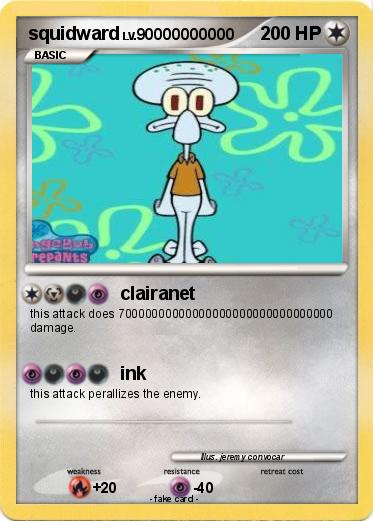 Pokemon squidward