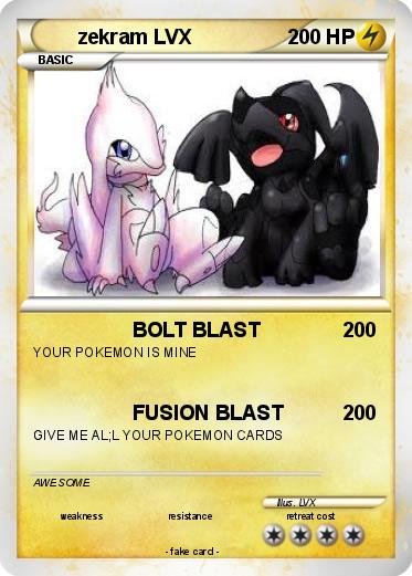 Pokemon zekram LVX