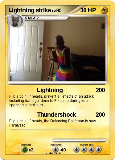 Pokemon Lightning strike