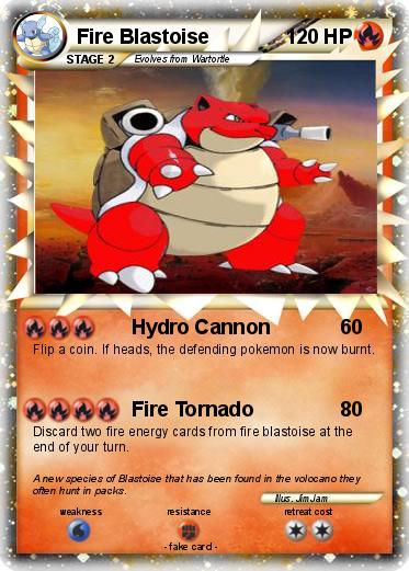 Pokemon Fire Blastoise