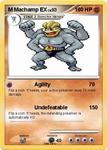 Pokemon M Machamp EX
