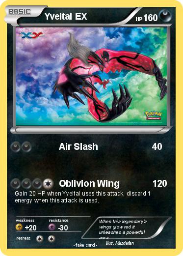 Pokemon Yveltal EX