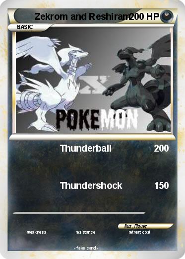 Pokemon Zekrom and Reshiram